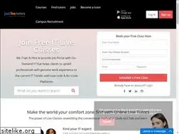 Sites similar to justlivetutors.com