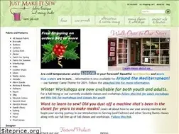 Sites similar to justmakeitsew.com