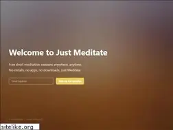 Sites similar to justmeditate.com