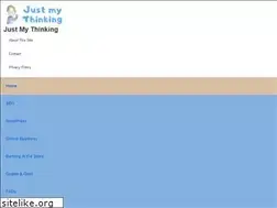 Sites similar to justmythinking.com