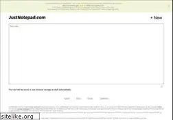 Sites similar to justnotepad.com