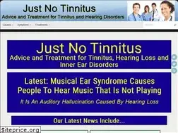 Sites similar to justnotinnitus.com