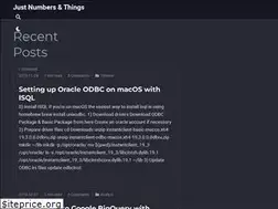 Sites similar to justnumbersandthings.com