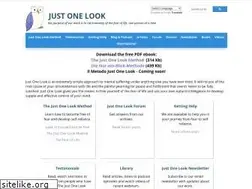 Sites similar to justonelook.org