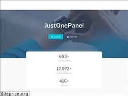 Sites similar to justonepanel.com