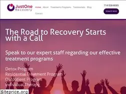 Sites similar to justonerecovery.com