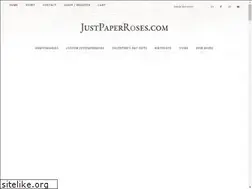 Sites similar to justpaperroses.com