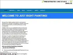 Sites similar to justrightpaintinginc.com