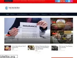 Sites similar to justsaynodeal.com