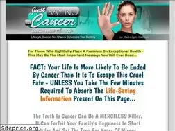Sites similar to justsaynotocancer.com