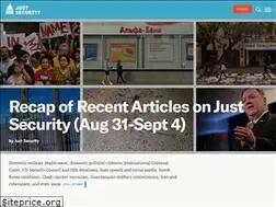 Sites similar to justsecurity.org