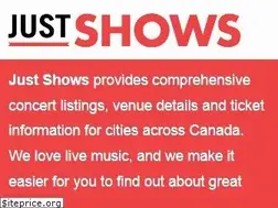 Sites similar to justshows.com