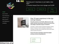 Sites similar to justsigns.com.au