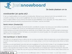 Sites similar to justsnowboard.nl