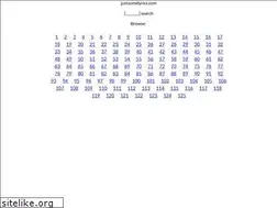 Sites similar to justsomelyrics.com