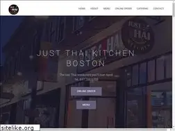 Sites similar to justthaiboston.com