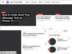 Sites similar to justthetech.com