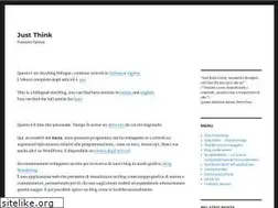 Sites similar to justthink.it