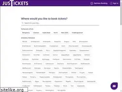 Sites similar to justtickets.in
