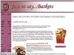 Sites similar to justtosaybaskets.com