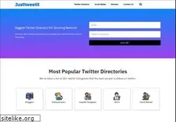 Sites similar to justtweetit.com