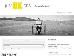 Sites similar to justuxjobs.com