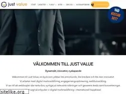 Sites similar to justvalue.se