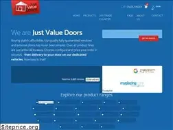 Sites similar to justvaluedoors.co.uk