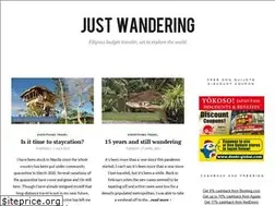 Sites similar to justwandering.org
