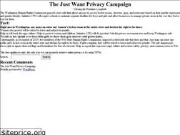Sites similar to justwantprivacy.org