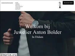 Sites similar to juwelierantonbolder.nl