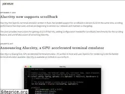 Sites similar to jwilm.io