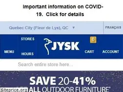 Sites similar to jysk.ca