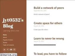 Sites similar to jyt0532.github.io