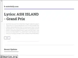 Sites similar to k-enterdaily.com