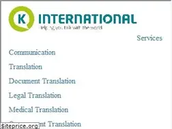 Sites similar to k-international.com