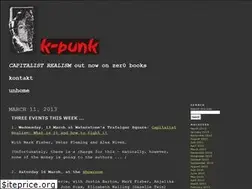 Sites similar to k-punk.abstractdynamics.org