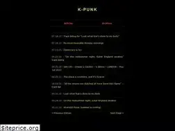 Sites similar to k-punk.org