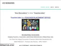 Sites similar to k12recruiters.com