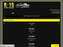 Sites similar to k15auto.com