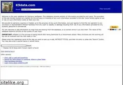 Sites similar to k9data.com