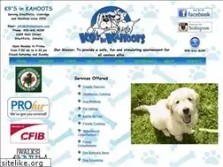 Sites similar to k9sinkahoots.com