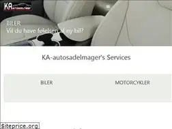 Sites similar to ka-autosadelmager.dk