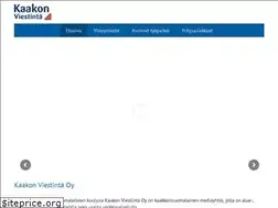 Sites similar to kaakonviestinta.fi
