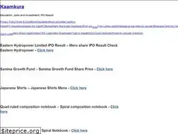 Sites similar to kaamkura.com