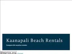 Sites similar to kaanapalibeachrentals.com