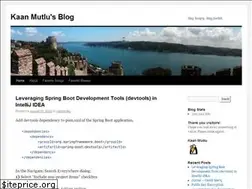 Sites similar to kaanmutlu.wordpress.com