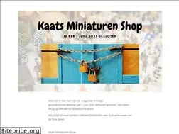 Sites similar to kaats-miniaturen-shop.nl