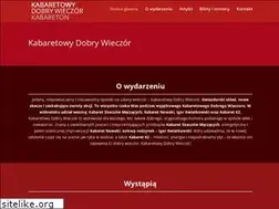 Sites similar to kabaretowydobrywieczor.pl