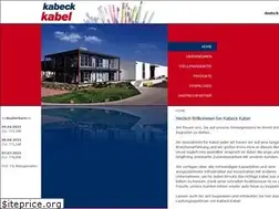 Sites similar to kabeck.de